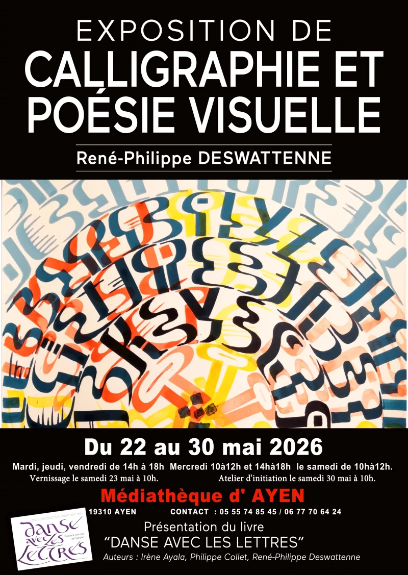 Exposition : "Calligraphie et poésie visuelle"