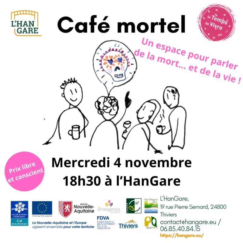 Café Mortel avec le temps de vivre