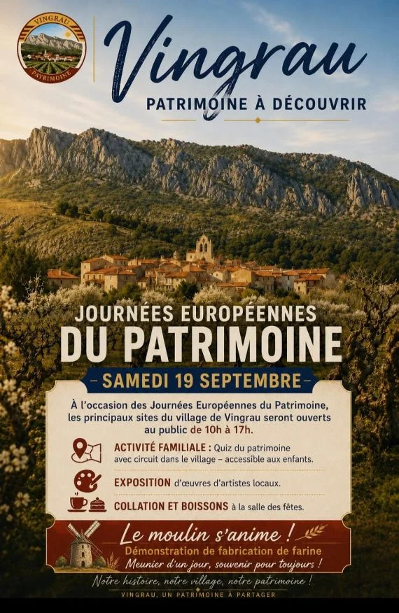 VINGRAU PATRIMOINE  À DÉCOUVRIR