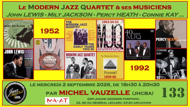 Conférence n°130 : Le Modern Jazz Quartet et ses Musiciens