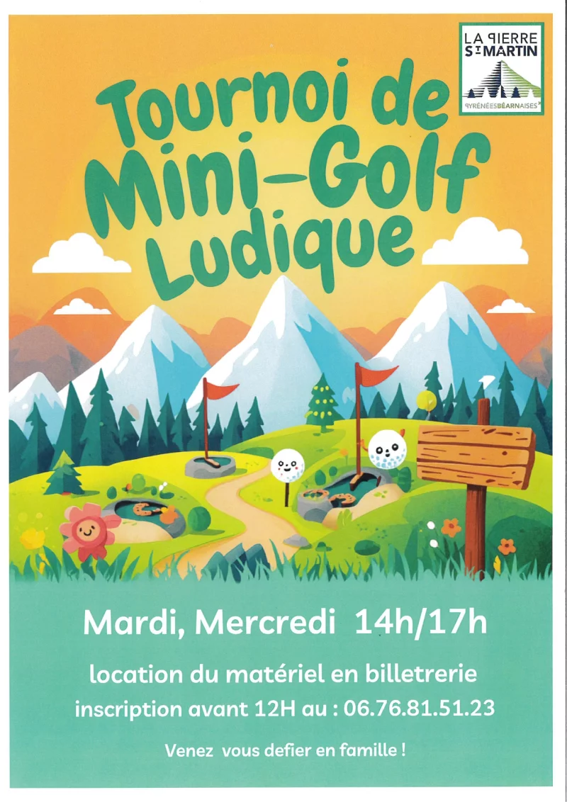 Tournoi de Mini-Golf Ludique