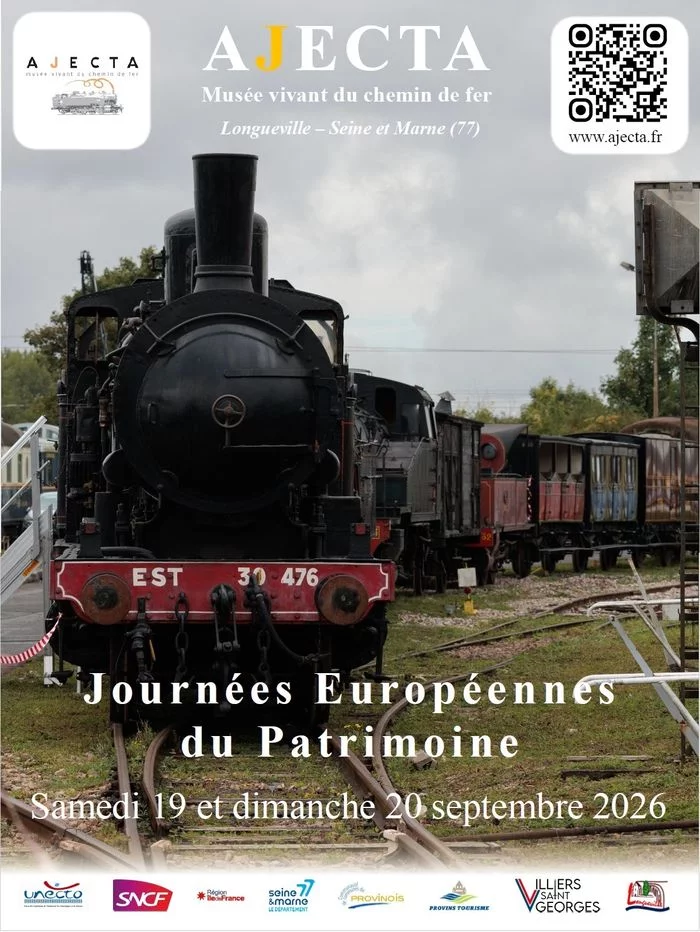 Exposition de locomotives et de matériel ferroviaire historique