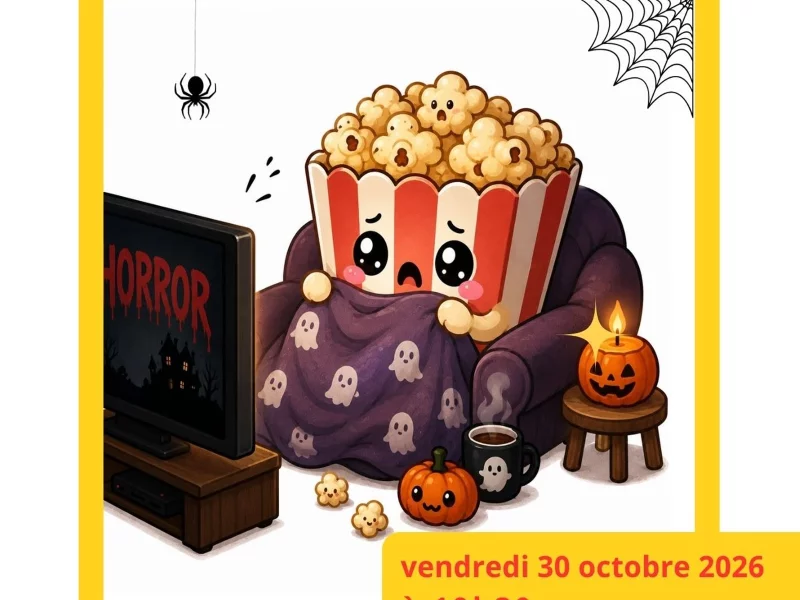 Soirée film d'horreur et pop-corn