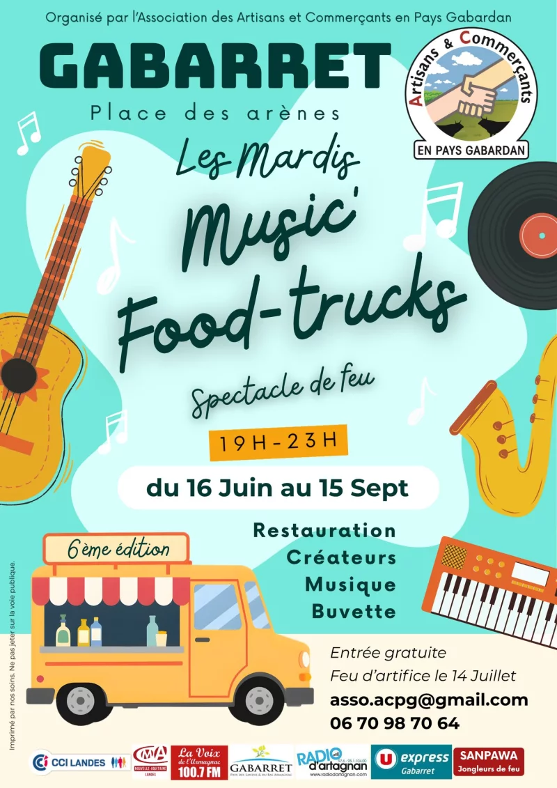 Les mardis Music' & Foodtrucks