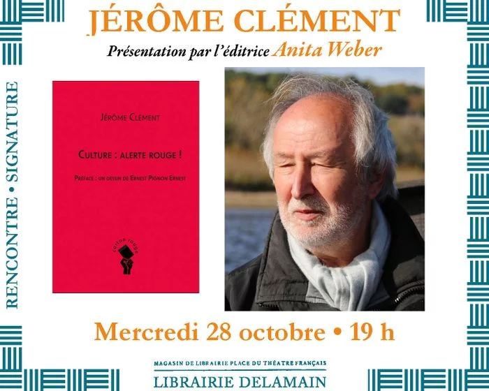 Jérôme Clément présente son essai « Culture : alerte rouge ! »