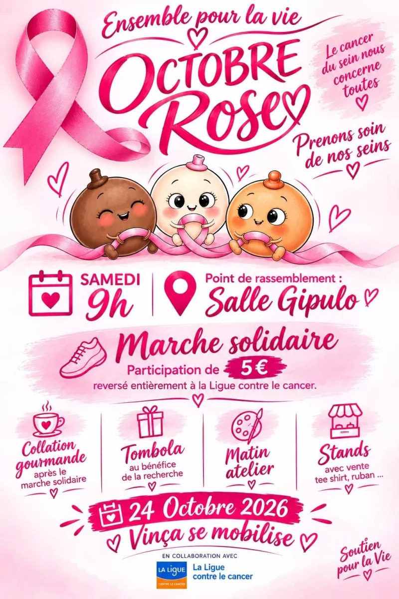 OCTOBRE ROSE : MARCHE SOLIDAIRE