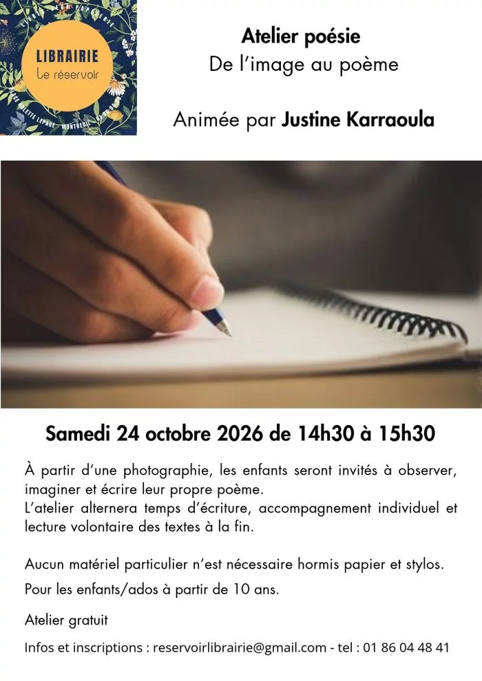 ATELIER POESIE ENFANT