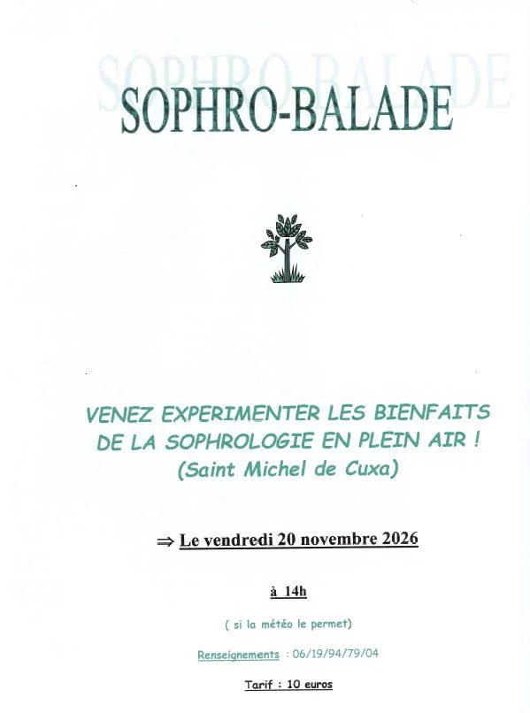 SOPHRO-BALADE