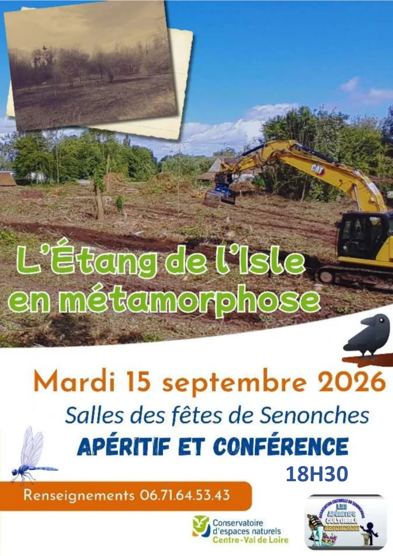 Apéritif & Conférence - L'étang de l'Isle en métamorphose