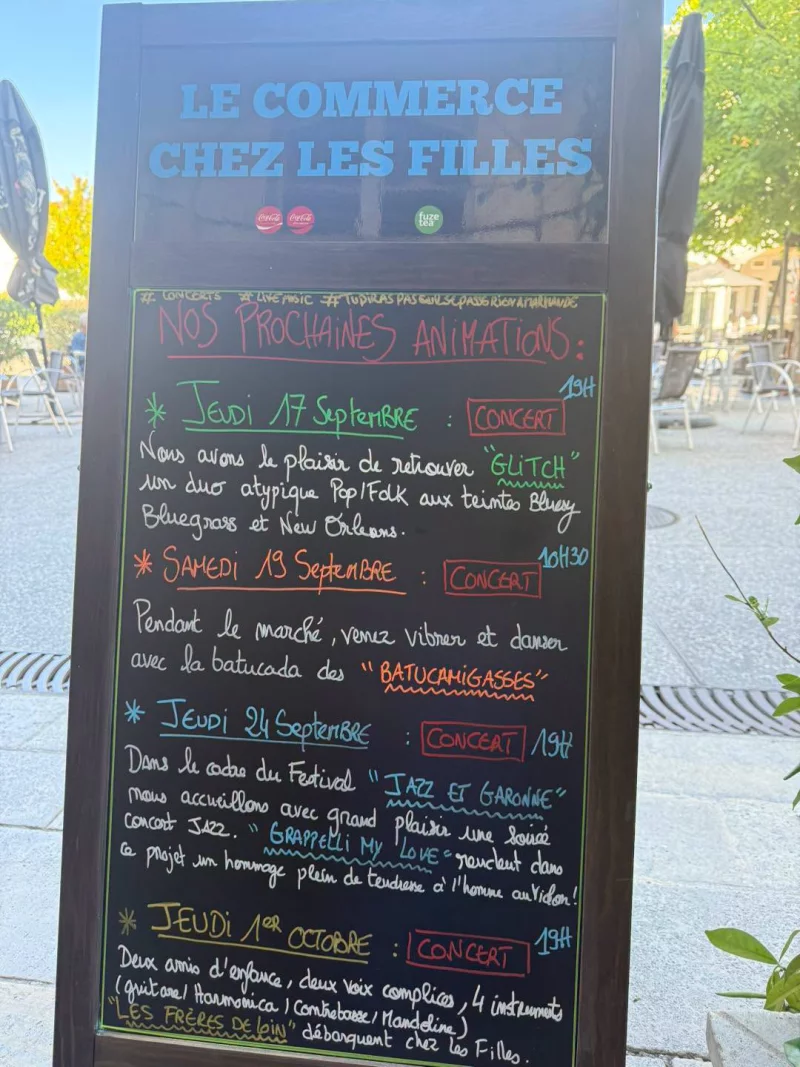 Concert "Les Frères de Loin" au Café Le Commerce Chez les Filles