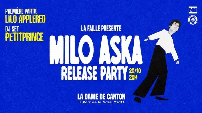 MILO ASKA - Release Party x 1ère partie Lilo Applered