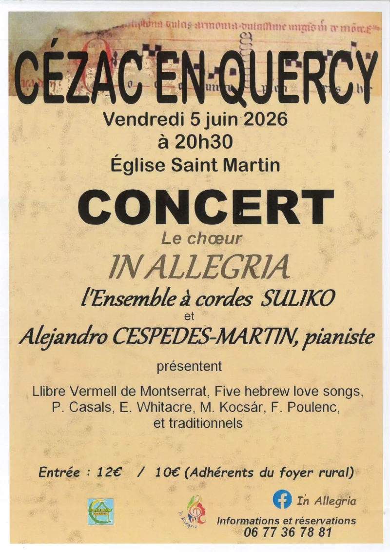 Concert Choeur In Allegria