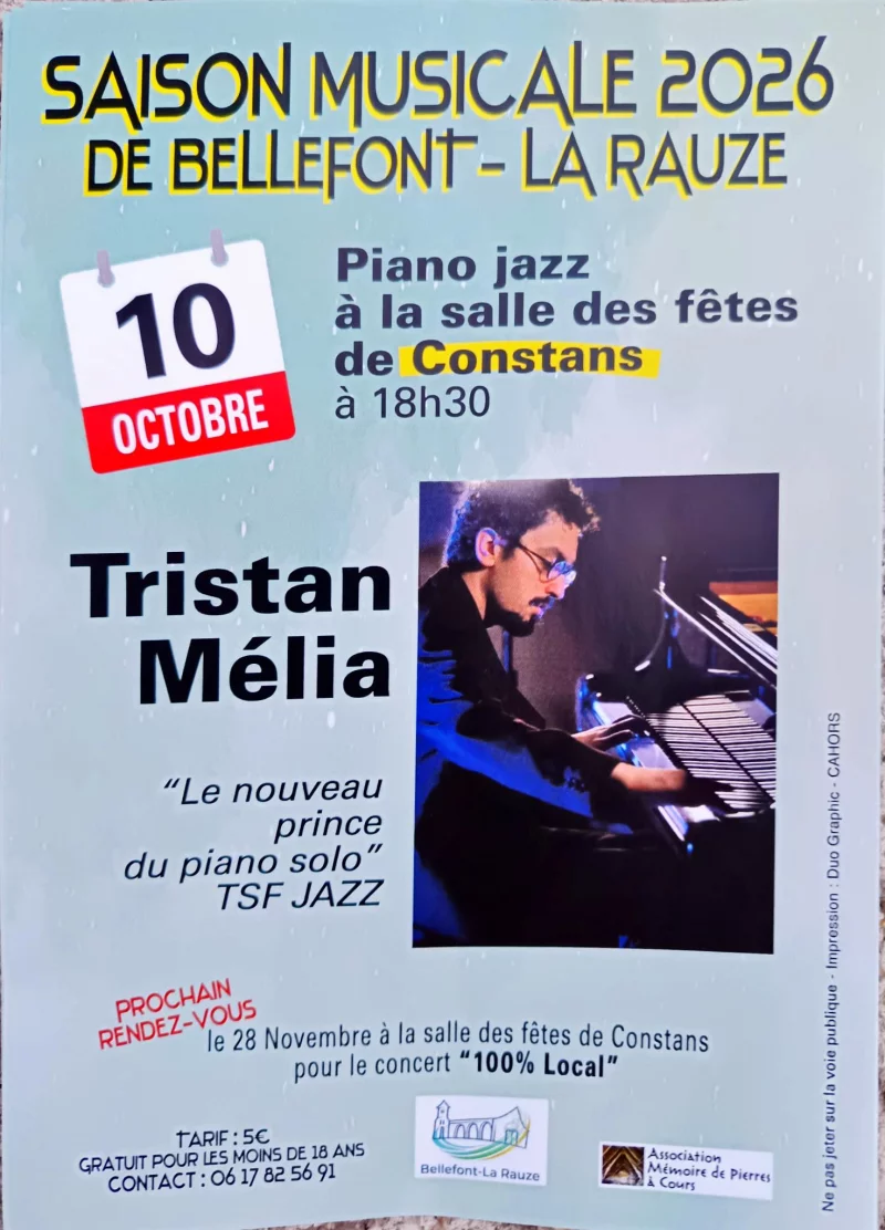 Saison musicale 2026 de Bellefont - La Rauze