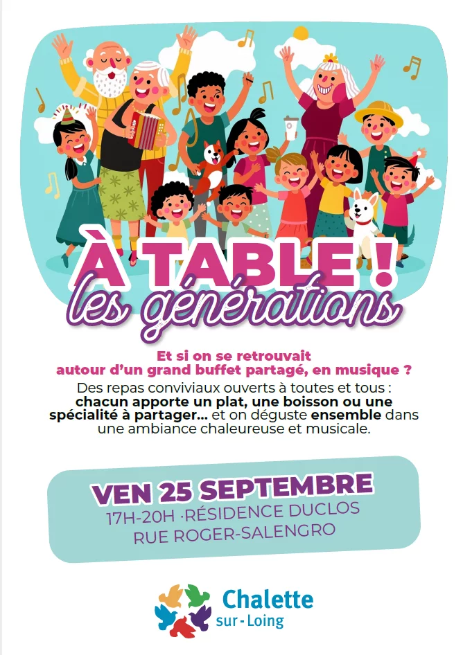 À table les générations !