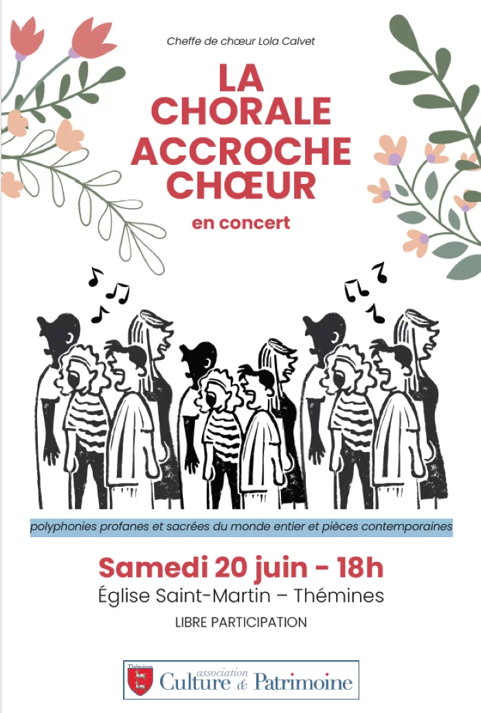 Concert de la chorale « Accroche Chœur » à Thémines
