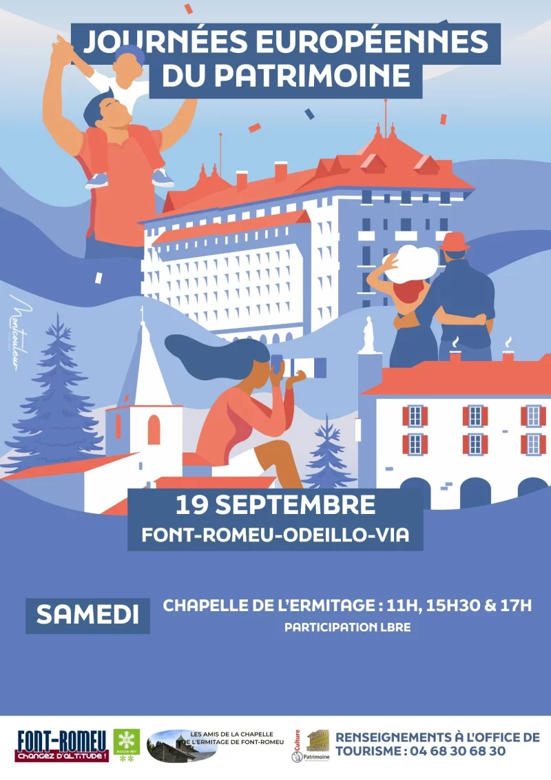 JOURNÉE EUROPÉENNES DU PATRIMOINE - CHAPELLE DE L'ERMITAGE - 19 SEPTEMBRE