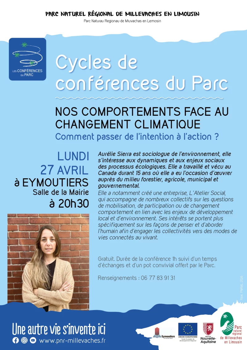 CONFERENCE - Nos comportements face au changement climatique