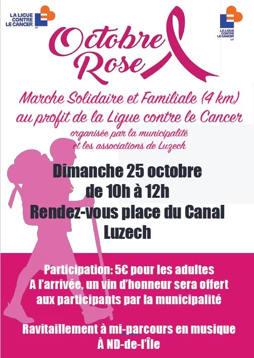 Octobre rose : marche solidaire à Luzech