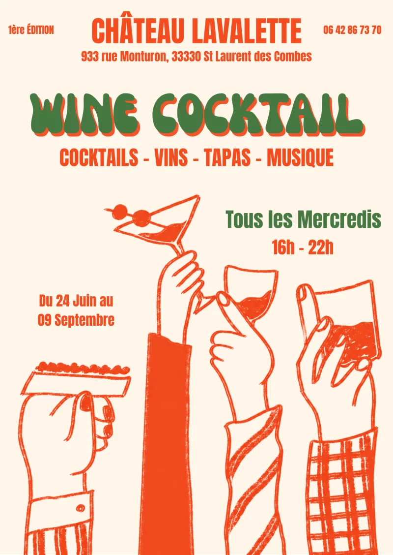 Wine Cocktail au Château Lavalette