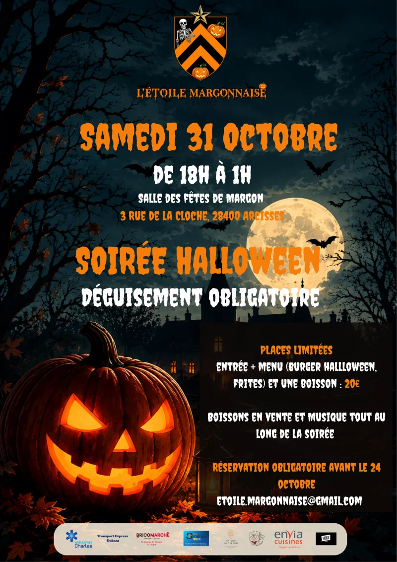 Soirée Halloween de L'Étoile Margonnaise