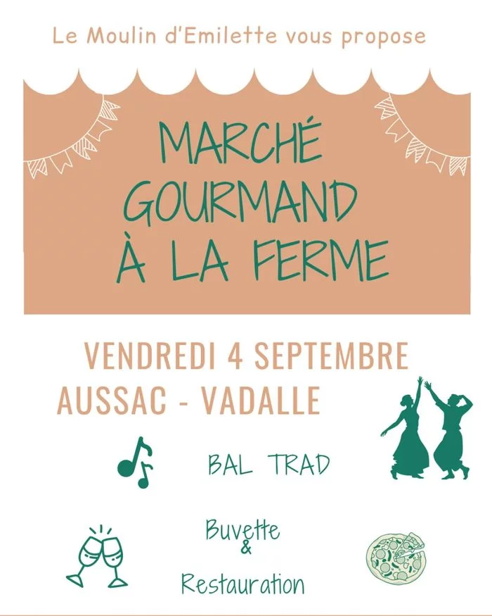 Marché gourmand - initiation et bal