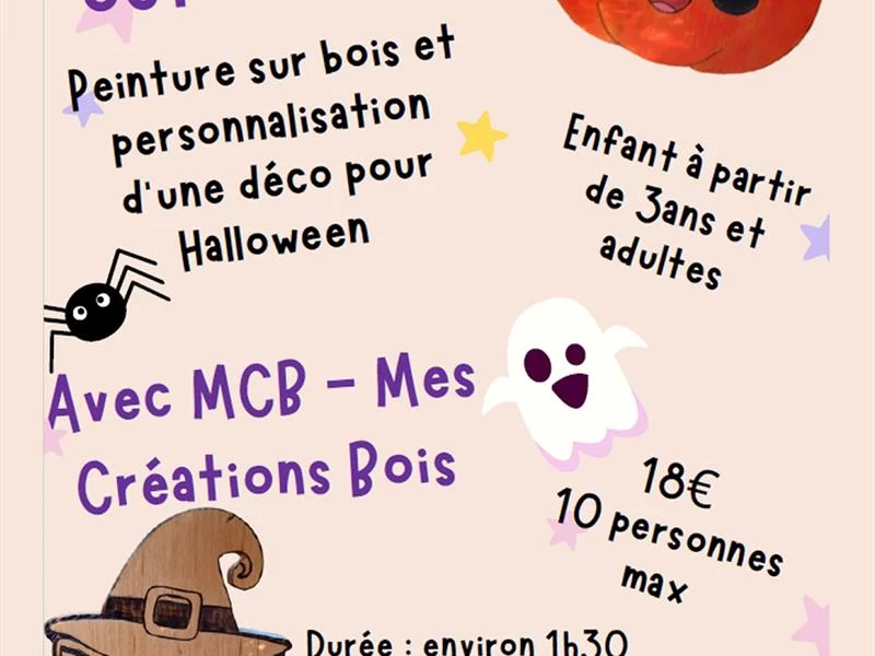 Atelier Enfants Déco de Halloween