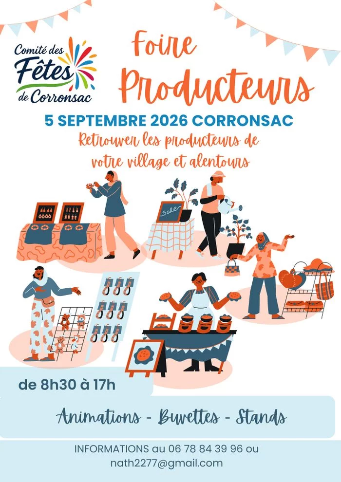 Foire de producteurs et vide-greniers à Corronsac
