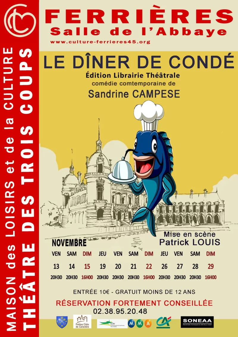 Théâtre : "Le dîner de Condé"