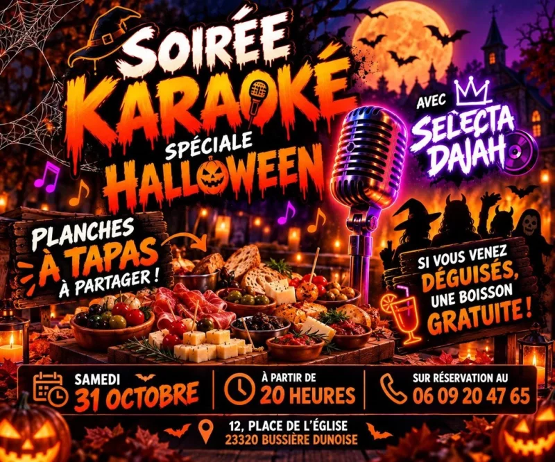 Soirée Karaoké spéciale Halloween