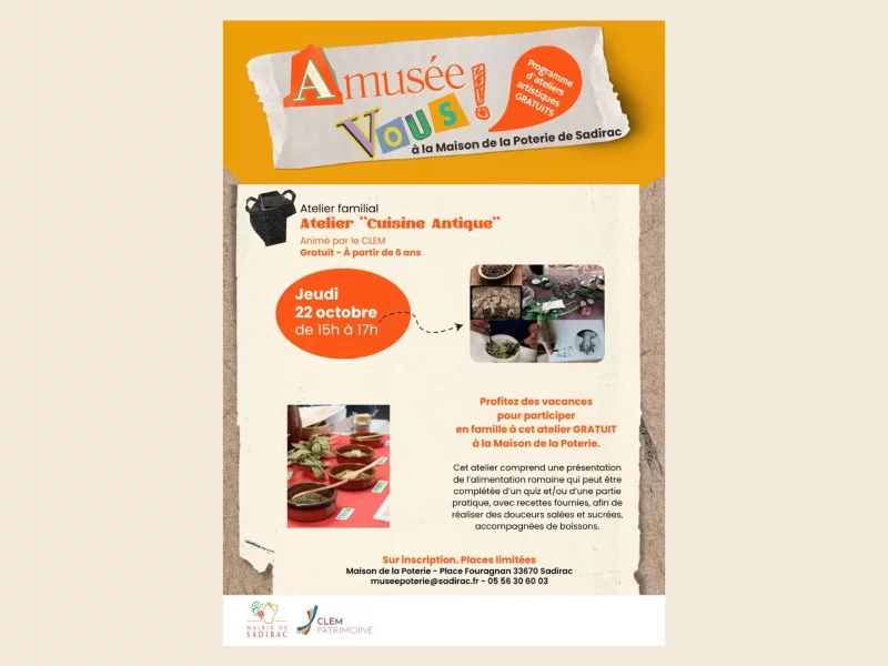 Atelier familial "Cuisine antique"