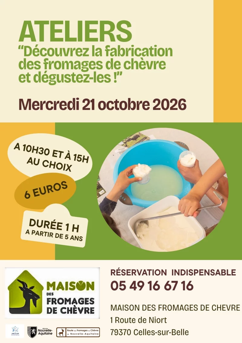 Atelier fabrication et dégustation de fromages de chèvre