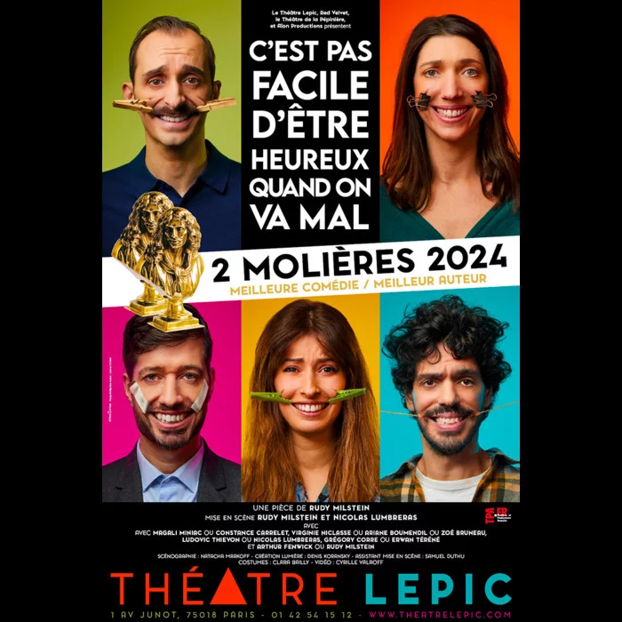 C'EST PAS FACILE D'ÊTRE HEUREUX QUAND ON VA MAL
