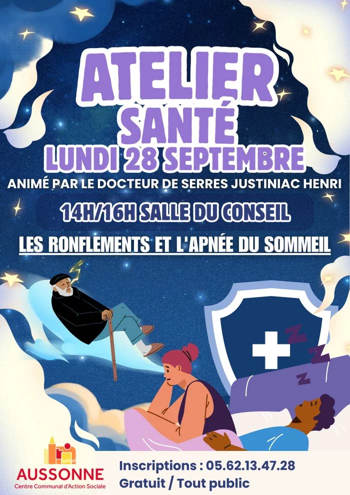 Atelier santé : les ronflements et l’apnée du sommeil