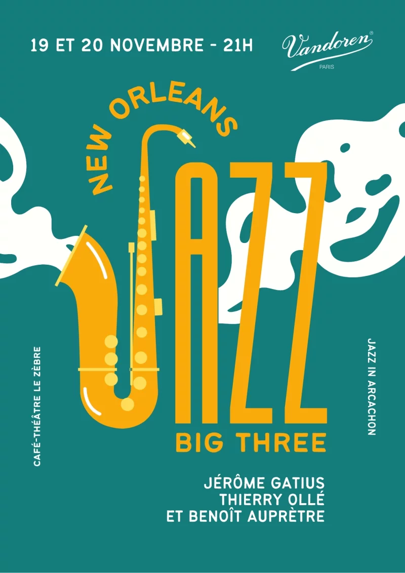 Soirée jazz "New Orleans Big Three"
