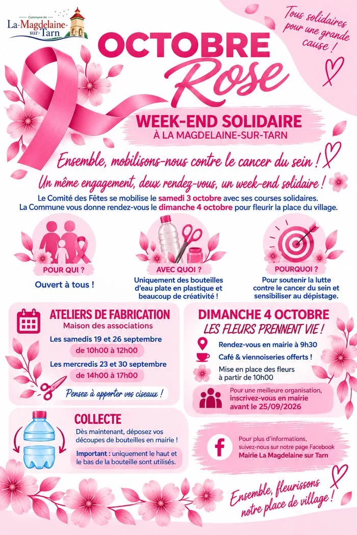 Octobre Rose – Les fleurs prennent vie !