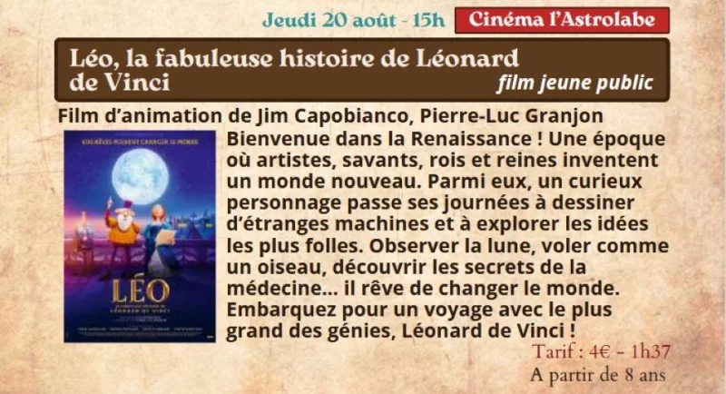 Festival Re-naissance à Figeac : la fabuleuse histoire de Léonard de Vinci