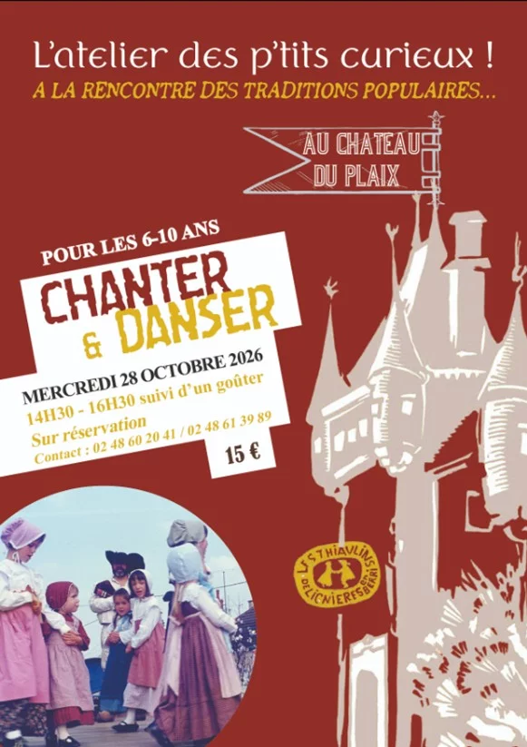 L'atelier des p'tits curieux! Chanter et danser