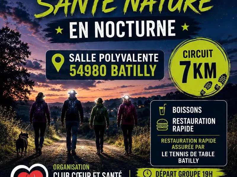 Marche santé nature nocturne