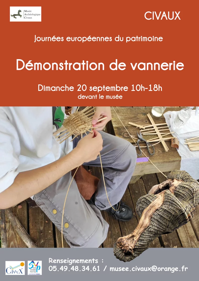 Démonstration de vannerie
