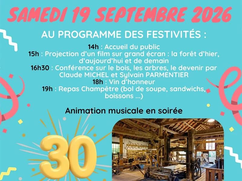 Le Musée du Bois fête ses 30 ans !