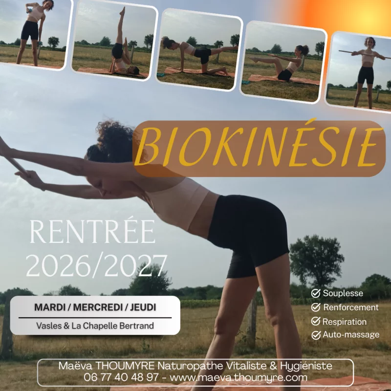 Cours de Biokinésie 2026-2027