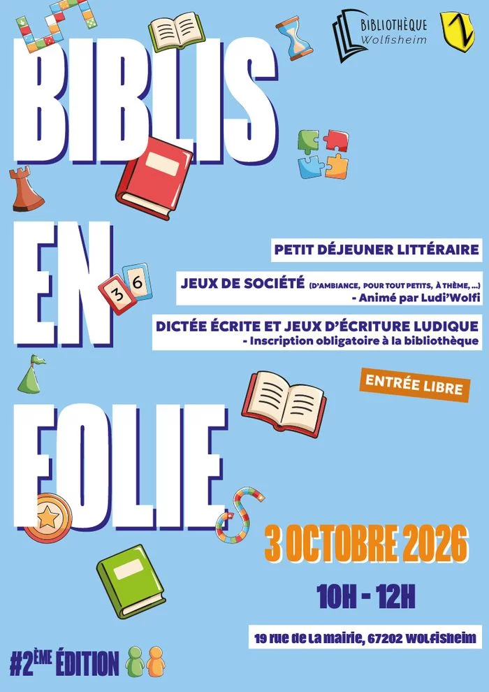 Petit déjeuner littéraire autour du jeux de société & d'écriture