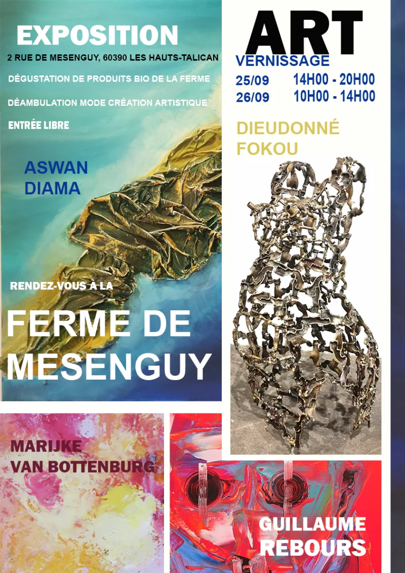 Expo / apéro à la ferme de Mesenguy