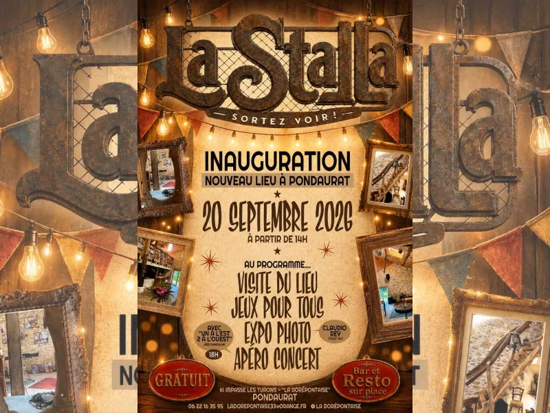 Inauguration de la salle de reception "La Stalla"