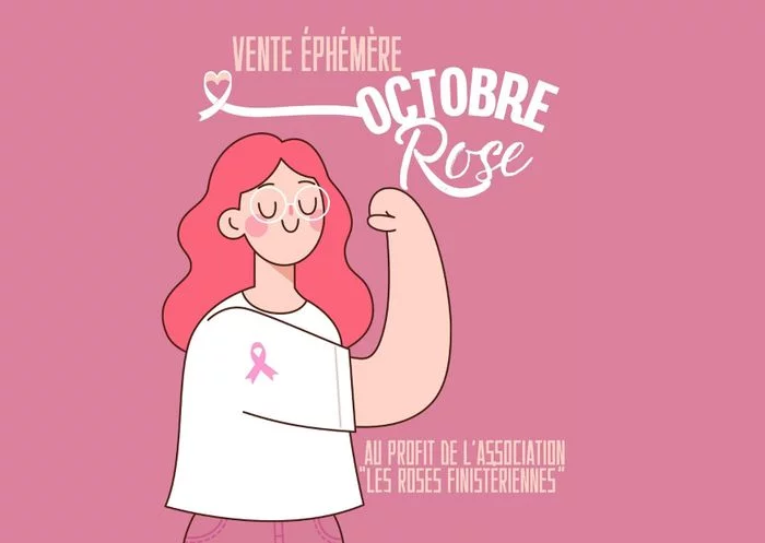 Vente éphémère « Octobre rose » au profit des Roses finistériennes
