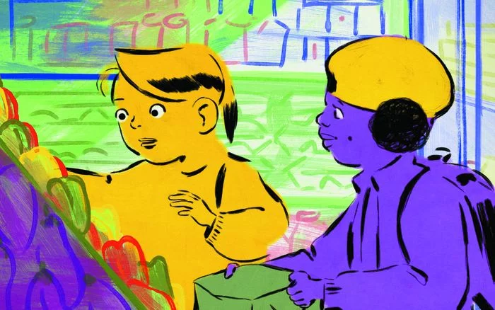 Film « Linda veut du poulet » et cadavre exquis coloré au Saint-André des Arts
