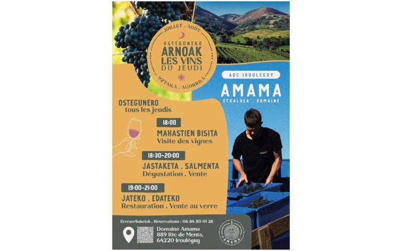 Visite du domaine Amama-AOP Irouléguy