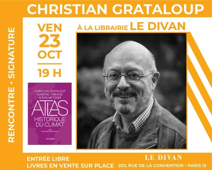 Christian Grataloup présente son « Atlas historique du climat : Une histoire climatique du monde »