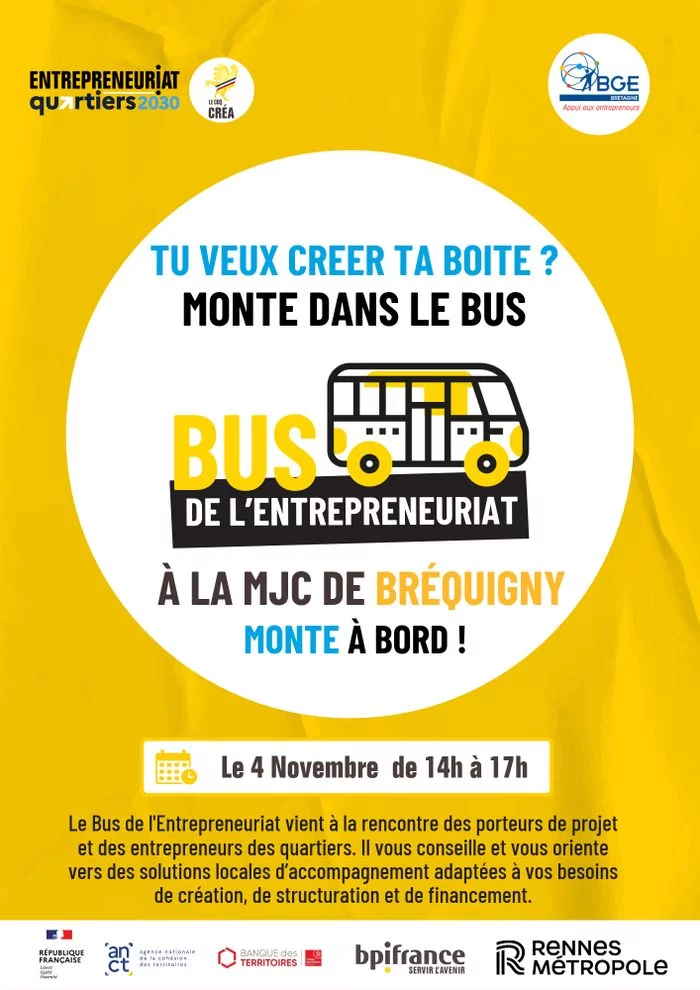 Passage du Bus de l'entrepreneuriat !