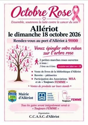 Marche d'Allériot pour octobre rose
